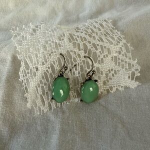 Elegant Green Earrings
